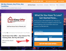 Tablet Screenshot of fasteasyoffer.com